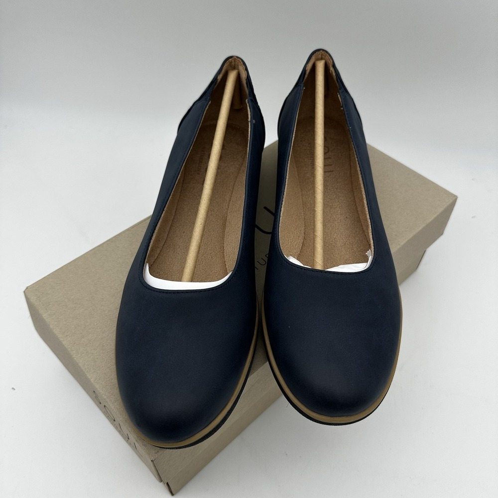 Women's SOUL Naturalizer, Idea Ballet Flat H9773S2402 Navy Size 11‎ NWB